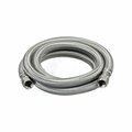American Imaginations 144 in. Chrome Stainless Steel Ice Maker- Refrigerator Supply Hose AI-37839